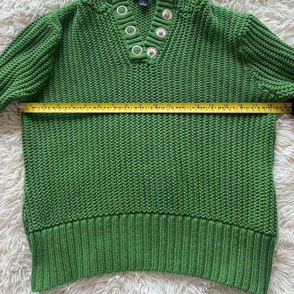 Green Nautica Sweater with Hood - Picture 3 of 7
